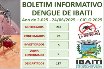 Boletim Informativo da Dengue Mês de Junho de 2.025