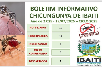 Boletim Informativo de Chicungunya Mês de Julho de 2.025