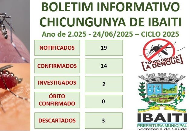 Boletim Informativo de Chicungunya Mês de Junho de 2.025