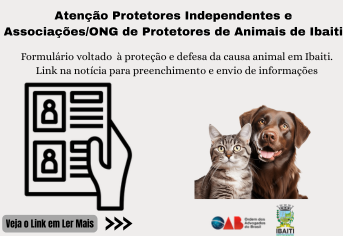 Atenção Protetores Independentes e Associações Protetora dos Animais