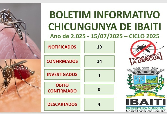 Boletim Informativo de Chicungunya Mês de Julho de 2.025